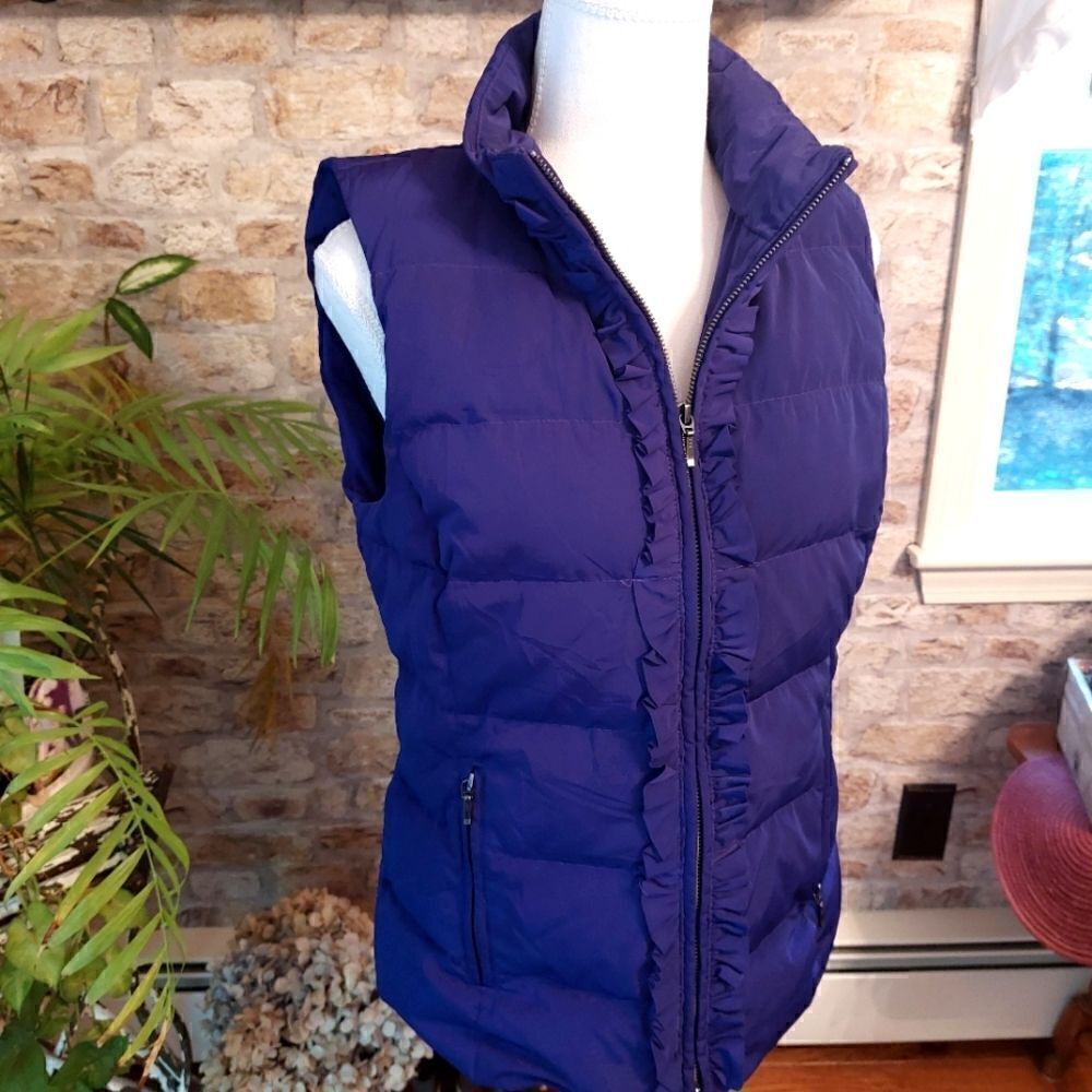 Talbots size S women's down vest